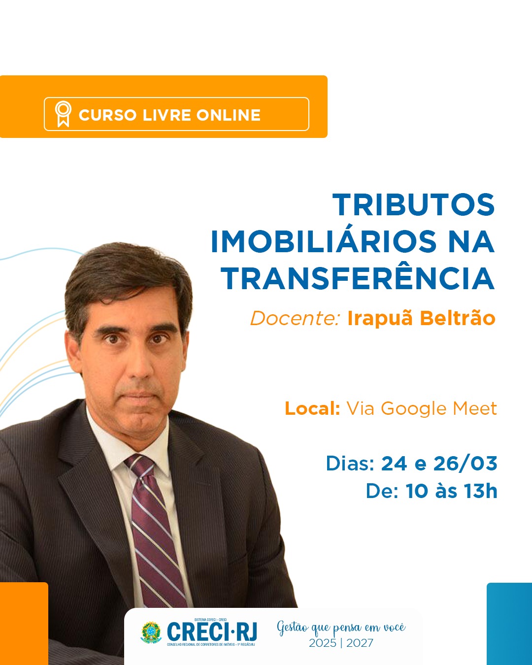 ONLINE – Curso Livre Online de Tributos Imobiliários na Transferência de Imóvel