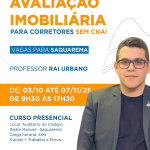 SAQUAREMA – Curso Regular de Avaliação Imobiliária